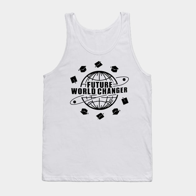 Future World Changer, Graduation Tank Top by Yonbdl